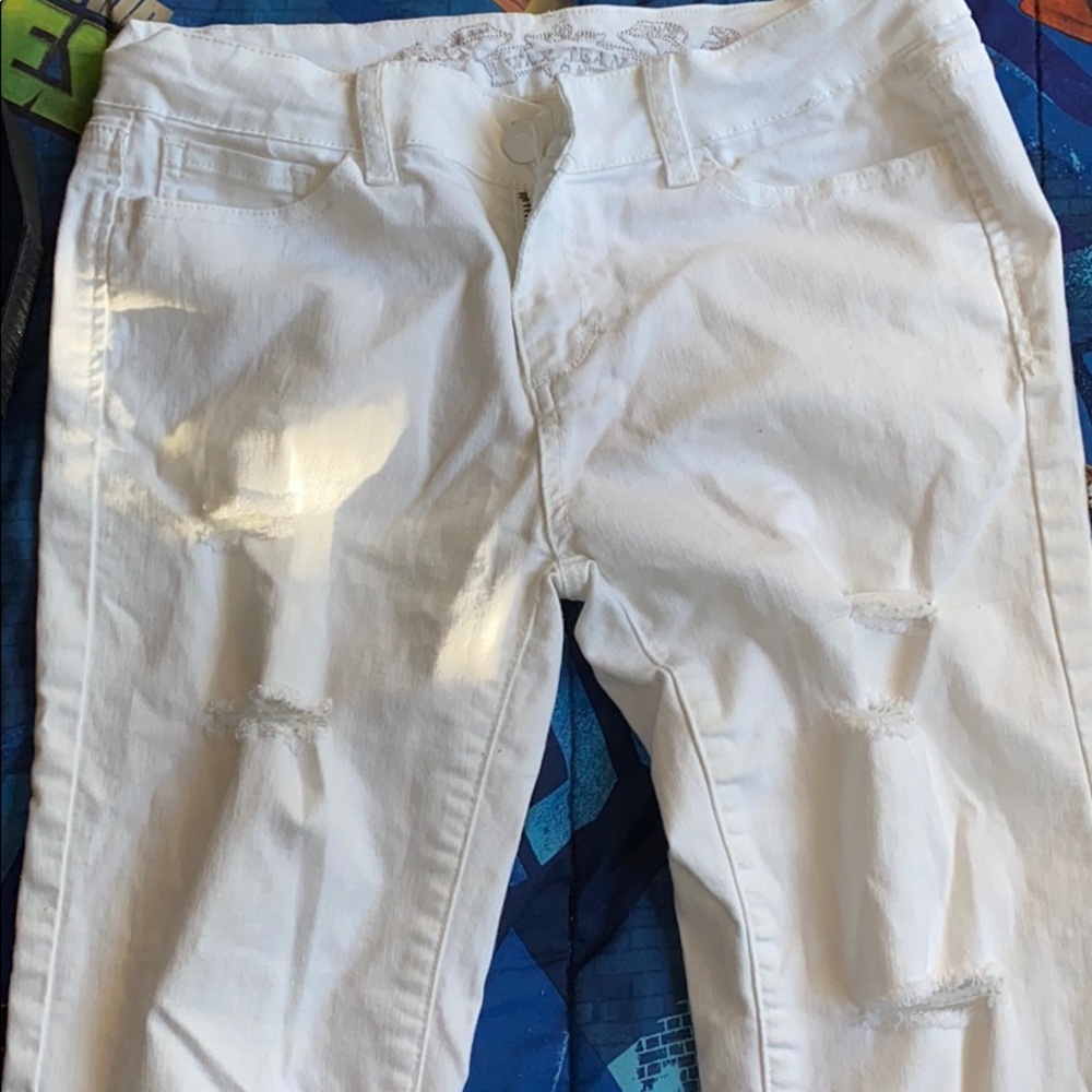 White jeans